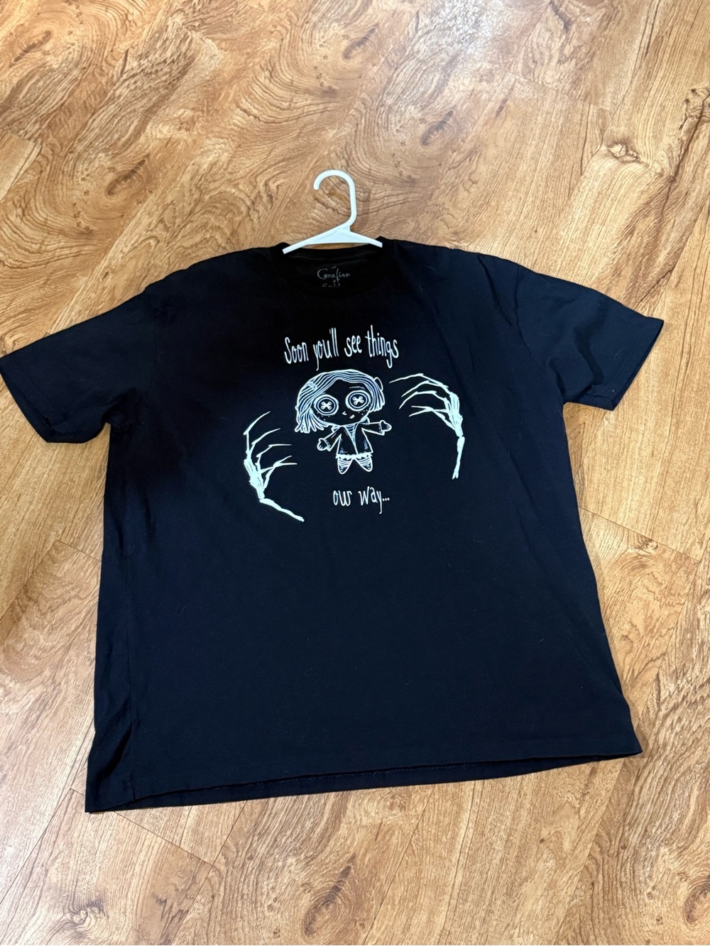 Coraline X spooksieboo graphic T-shirt size 2 XL unisex